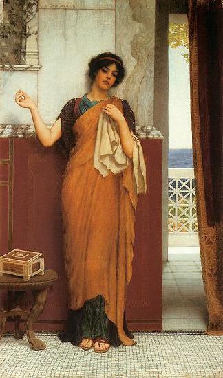 John William Godward Idle Thoughts oil painting image